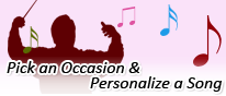 Pick an Occasion & Personalize a Song